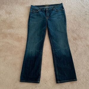 David Kahn Straight Leg Stretch Jeans Size 14 Style 3500C Made in USA